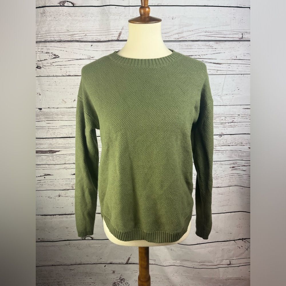 DB Moon Green High-Low Sweater